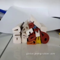 China Special-shaped silicone strips silicone Foam sealing strips Factory
